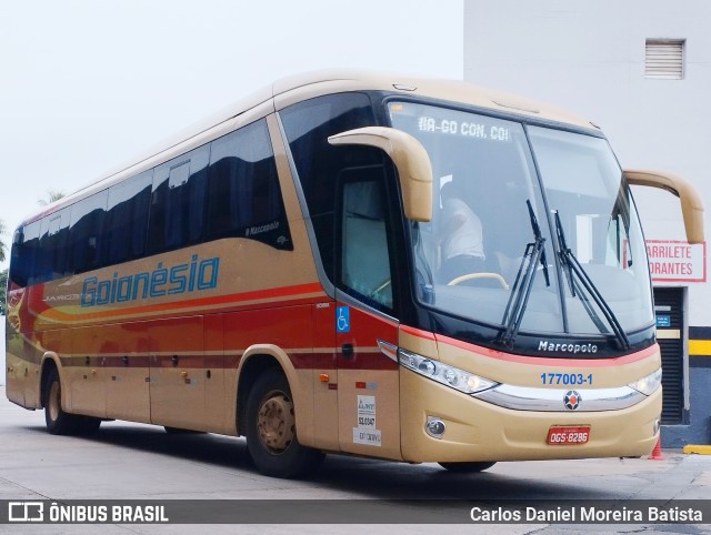 Auto Viação Goianésia 177003-1 na cidade de Goiânia, Goiás, Brasil, por Carlos Daniel Moreira Batista. Número da foto: #12643970.