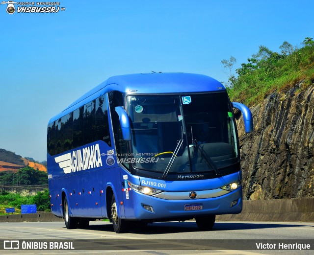 Viação Águia Branca RJ 193.001 na cidade de Duque de Caxias, Rio de Janeiro, Brasil, por Victor Henrique. Número da foto: #12644197.