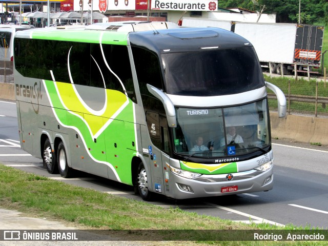 Brasil Sul Linhas Rodoviárias 3155 na cidade de Aparecida, São Paulo, Brasil, por Rodrigo  Aparecido. Número da foto: #12644586.