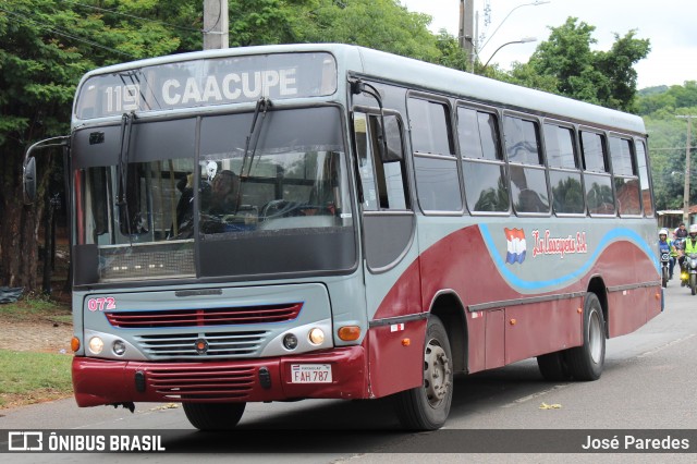 Empresa de Transporte La Caacupeña S.A. 072 na cidade de Caacupé, Cordillera, Paraguai, por José Paredes. Número da foto: #12643643.