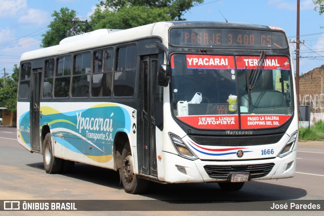 Ypacarai Transporte S.A. - Línea 242 1666 na cidade de Ypacaraí, Central, Paraguai, por José Paredes. Número da foto: #12642708.