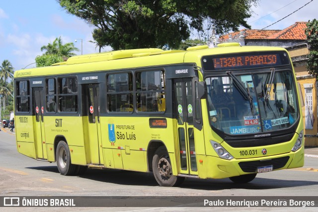 Viação Estrela Eireli 100.031 na cidade de São Luís, Maranhão, Brasil, por Paulo Henrique Pereira Borges. Número da foto: #12644818.