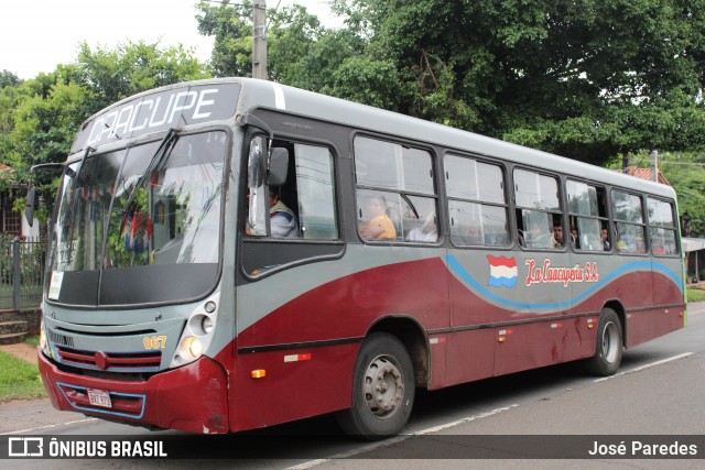 Empresa de Transporte La Caacupeña S.A. 067 na cidade de Caacupé, Cordillera, Paraguai, por José Paredes. Número da foto: #12642795.