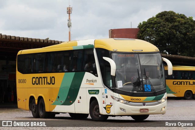 Empresa Gontijo de Transportes 18080 na cidade de Vitória da Conquista, Bahia, Brasil, por Rava Ogawa. Número da foto: #12645097.
