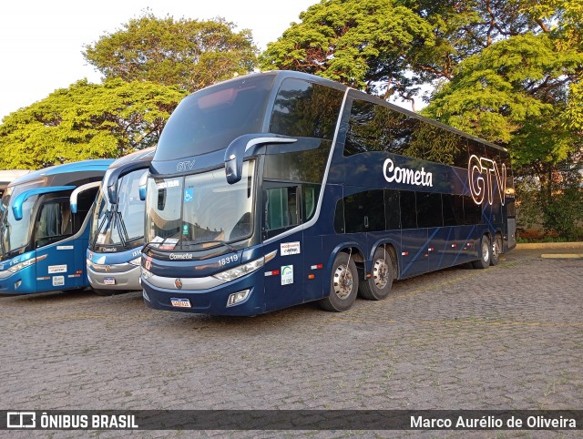 Viação Cometa 18319 na cidade de São Paulo, São Paulo, Brasil, por Marco Aurélio de Oliveira. Número da foto: #12642740.