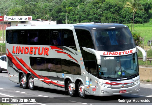 Lindetur - Empresa de Transportes Rodoviarios Lindermann 0377 na cidade de Aparecida, São Paulo, Brasil, por Rodrigo  Aparecido. Número da foto: #12644590.