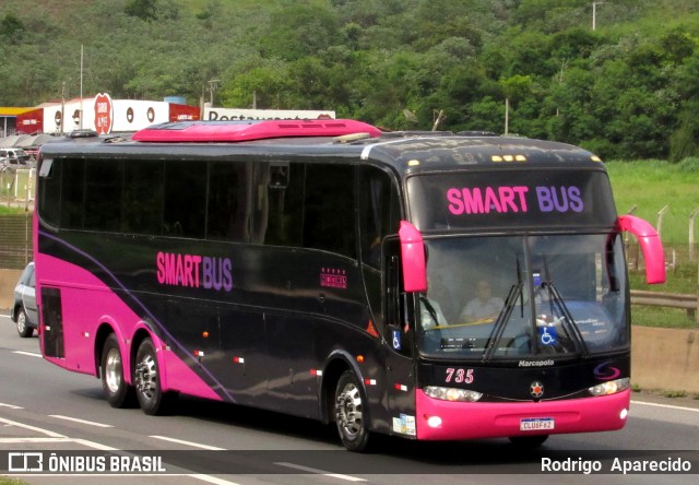 Smartbus 735 na cidade de Aparecida, São Paulo, Brasil, por Rodrigo  Aparecido. Número da foto: #12644575.