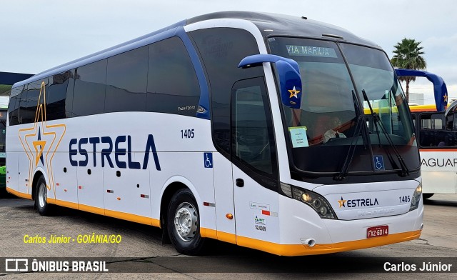 Viação Estrela 1405 na cidade de Goiânia, Goiás, Brasil, por Carlos Júnior. Número da foto: #12643040.