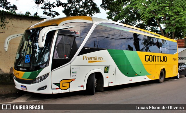 Empresa Gontijo de Transportes 7105 na cidade de Alfenas, Minas Gerais, Brasil, por Lucas Elson de Oliveira. Número da foto: #12647732.