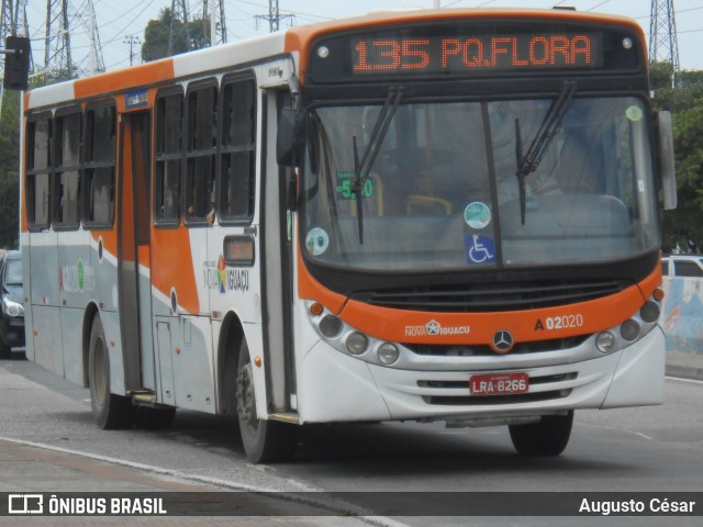 Viação Mirante A02020 na cidade de Nova Iguaçu, Rio de Janeiro, Brasil, por Augusto César. Número da foto: #12647418.