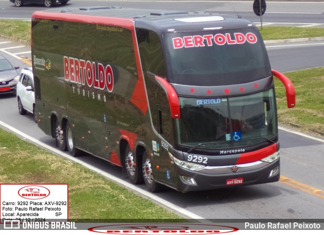 Bertoldo Turismo e Excursões 9292 na cidade de Aparecida, São Paulo, Brasil, por Paulo Rafael Peixoto. Número da foto: #12647738.