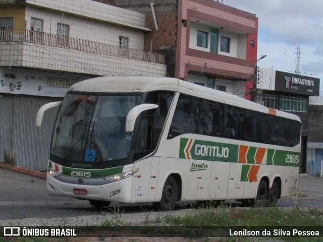 Empresa Gontijo de Transportes 21615 na cidade de Caruaru, Pernambuco, Brasil, por Lenilson da Silva Pessoa. Número da foto: #12646855.