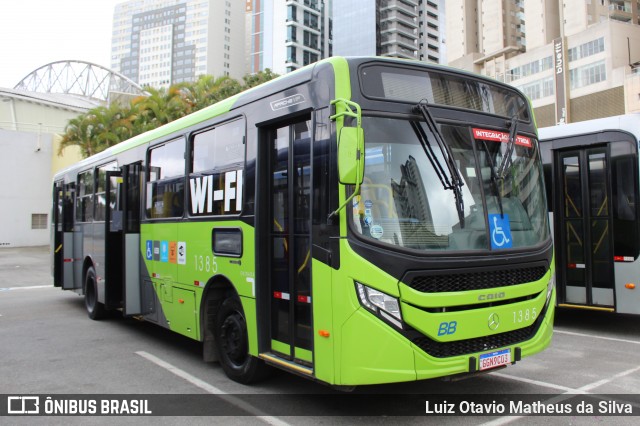 BB Transportes e Turismo 1385 na cidade de Barueri, São Paulo, Brasil, por Luiz Otavio Matheus da Silva. Número da foto: #12646632.