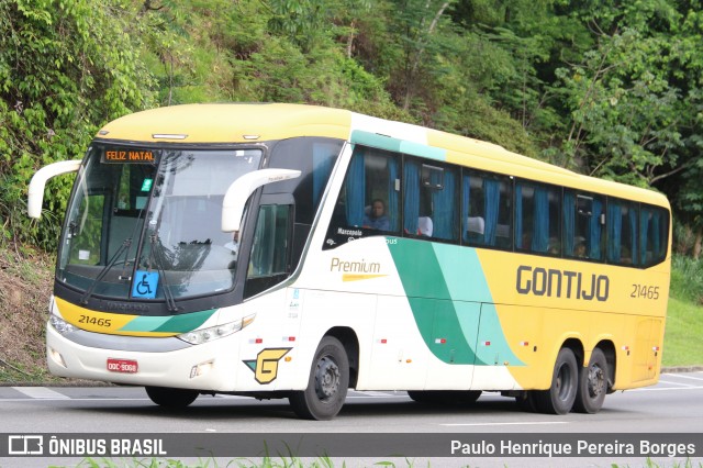 Empresa Gontijo de Transportes 21465 na cidade de Piraí, Rio de Janeiro, Brasil, por Paulo Henrique Pereira Borges. Número da foto: #12647829.