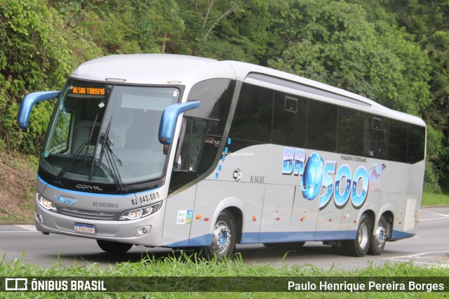 BR-500 Viagens e Turismo RJ 843.005 na cidade de Piraí, Rio de Janeiro, Brasil, por Paulo Henrique Pereira Borges. Número da foto: #12647741.