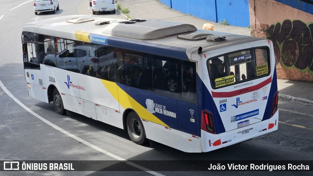 Viação Pinheiral 3004 na cidade de Volta Redonda, Rio de Janeiro, Brasil, por João Victor Rodrigues Rocha. Número da foto: #12645642.