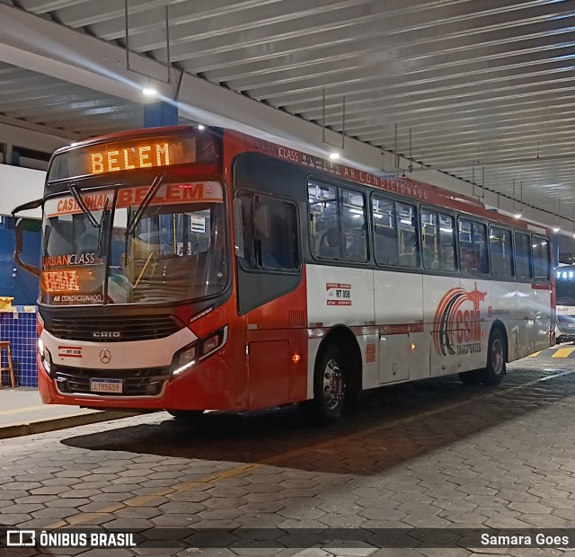 CSM Transporte e Turismo RT-008 na cidade de Belém, Pará, Brasil, por Samara Goes. Número da foto: #12647975.