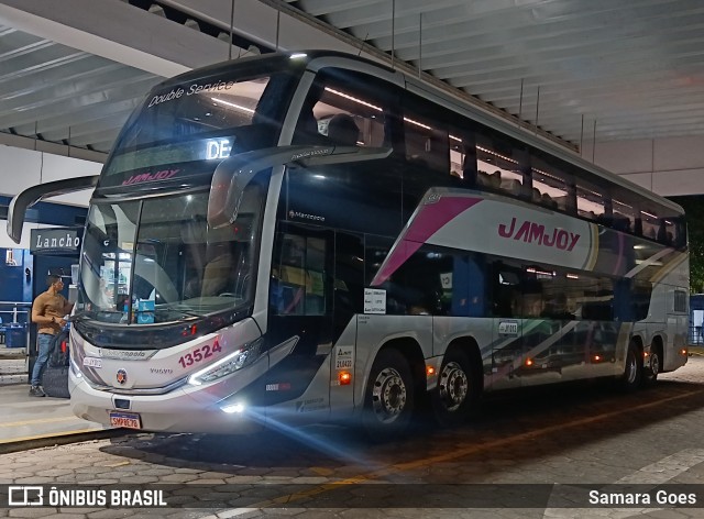 Viação Jam Joy 13524 na cidade de Belém, Pará, Brasil, por Samara Goes. Número da foto: #12647958.