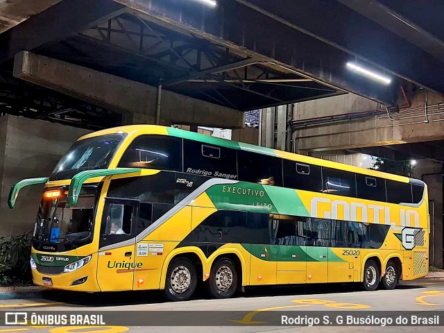 Empresa Gontijo de Transportes 25020 na cidade de São Paulo, São Paulo, Brasil, por Rodrigo S. G Busólogo do Brasil. Número da foto: #12649044.