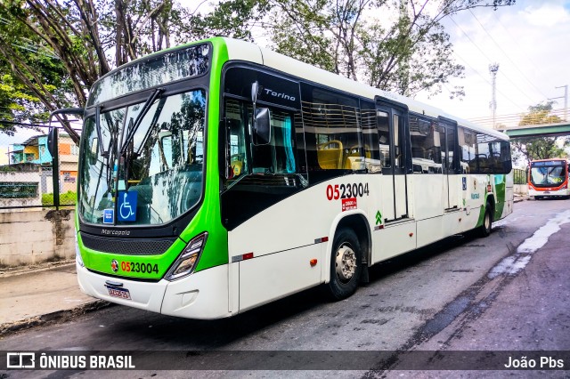 Via Verde Transportes Coletivos 0523004 na cidade de Manaus, Amazonas, Brasil, por João Pbs. Número da foto: #12649338.