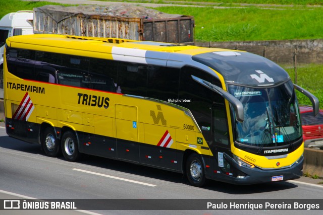 Viação Nova Itapemirim 60000 na cidade de Resende, Rio de Janeiro, Brasil, por Paulo Henrique Pereira Borges. Número da foto: #12651390.