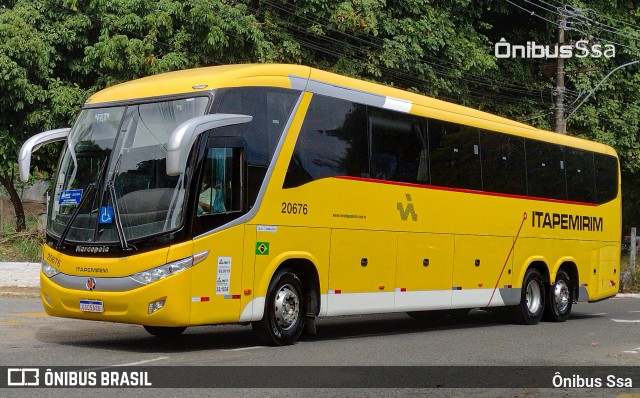 Viação Nova Itapemirim 20676 na cidade de Salvador, Bahia, Brasil, por Ônibus Ssa. Número da foto: #12649089.