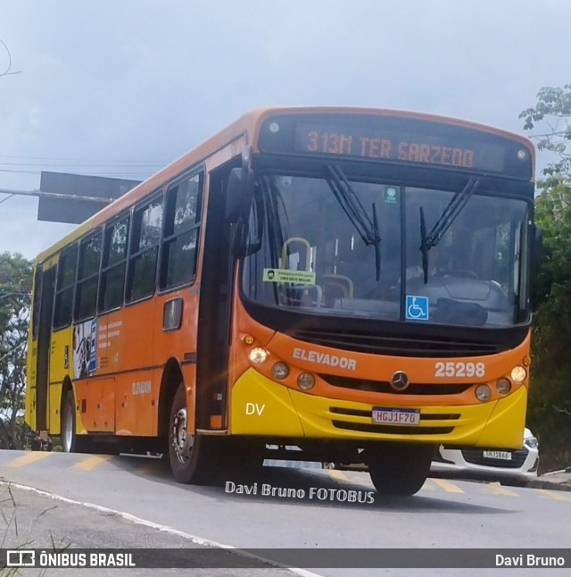Companhia Coordenadas de Transportes 25298 na cidade de Ibirité, Minas Gerais, Brasil, por Davi Bruno. Número da foto: #12649230.