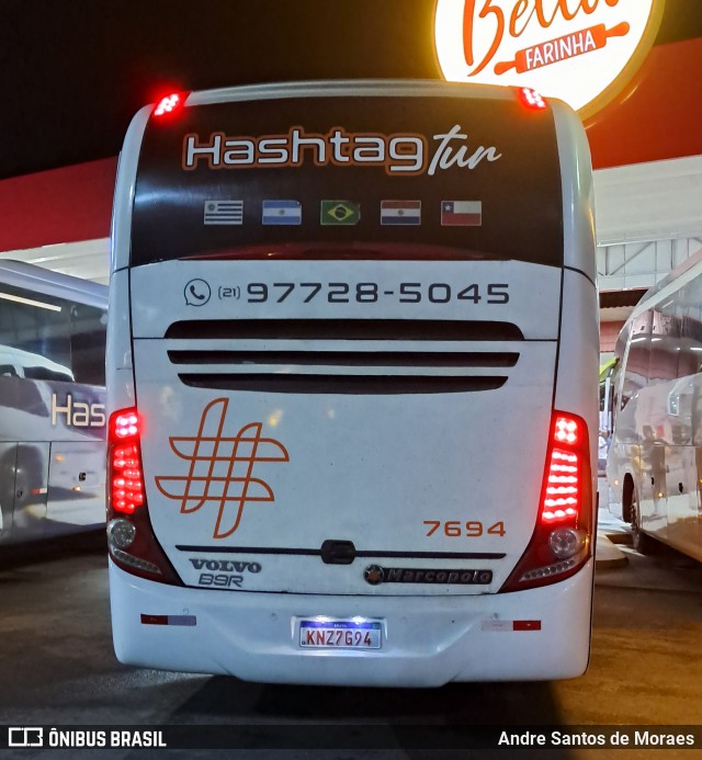 Hashtag Tur 7694 na cidade de Queluz, São Paulo, Brasil, por Andre Santos de Moraes. Número da foto: #12649006.