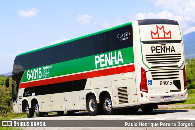 Empresa de Ônibus Nossa Senhora da Penha 64015 na cidade de Resende, Rio de Janeiro, Brasil, por Paulo Henrique Pereira Borges. Número da foto: #12651336.