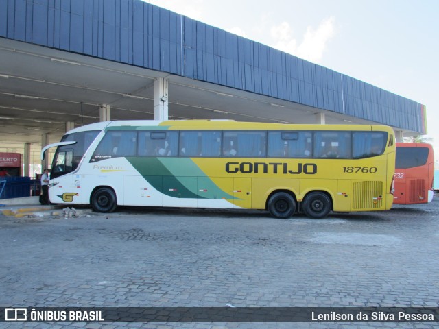 Empresa Gontijo de Transportes 18760 na cidade de Caruaru, Pernambuco, Brasil, por Lenilson da Silva Pessoa. Número da foto: #12650497.