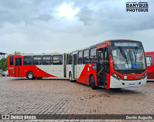 Itajaí Transportes Coletivos 2048 na cidade de Campinas, São Paulo, Brasil, por Danilo Augusto. Número da foto: #12651189.