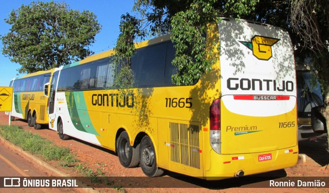 Empresa Gontijo de Transportes 11665 na cidade de Virgem da Lapa, Minas Gerais, Brasil, por Ronnie Damião. Número da foto: #12648824.
