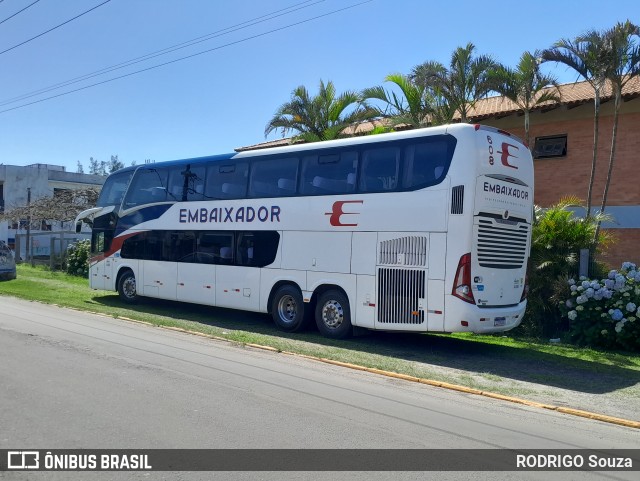 Expresso Embaixador 608 na cidade de Capão da Canoa, Rio Grande do Sul, Brasil, por RODRIGO Souza. Número da foto: #12648851.