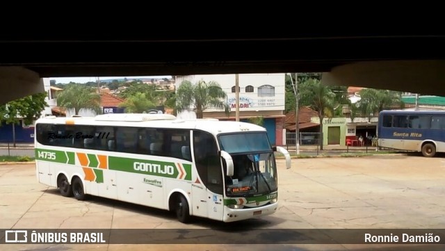 Empresa Gontijo de Transportes 14735 na cidade de Ituiutaba, Minas Gerais, Brasil, por Ronnie Damião. Número da foto: #12648464.