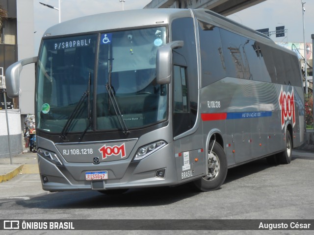 Auto Viação 1001 RJ 108.1218 na cidade de Rio de Janeiro, Rio de Janeiro, Brasil, por Augusto César. Número da foto: #12650780.