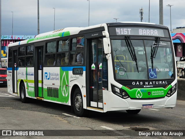 Transportes Santo Antônio RJ 161.300 na cidade de Rio de Janeiro, Rio de Janeiro, Brasil, por Diego Félix de Araujo. Número da foto: #12649934.