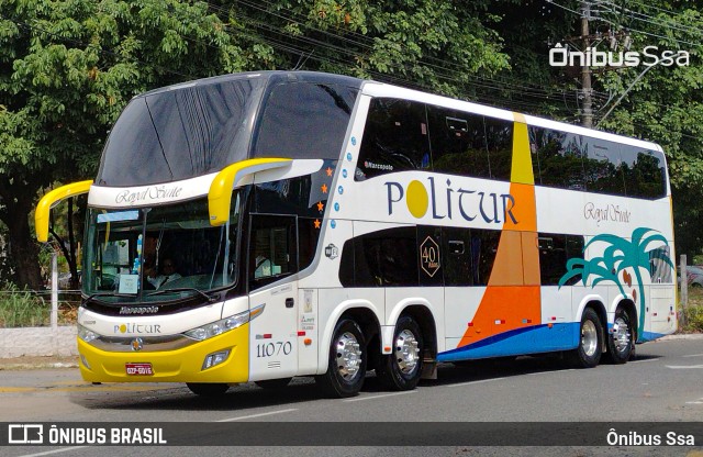 Politur Viagens e Turismo 11070 na cidade de Salvador, Bahia, Brasil, por Ônibus Ssa. Número da foto: #12648216.