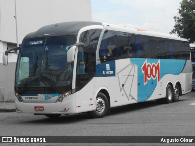Auto Viação 1001 RJ 108.1090 na cidade de Rio de Janeiro, Rio de Janeiro, Brasil, por Augusto César. Número da foto: #12649595.