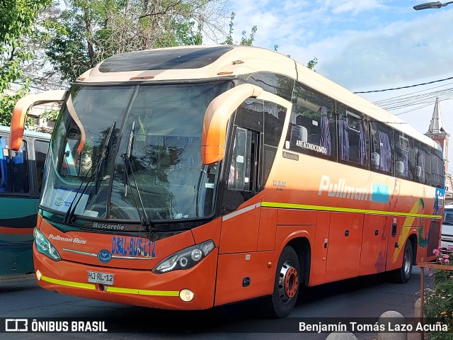 Buses TEC HJRL12 na cidade de Estación Central, Santiago, Metropolitana de Santiago, Chile, por Benjamín Tomás Lazo Acuña. Número da foto: #12649635.