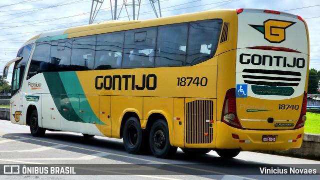 Empresa Gontijo de Transportes 18740 na cidade de São José dos Campos, São Paulo, Brasil, por Vinicius Novaes. Número da foto: #12648429.