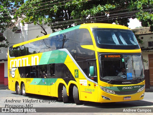 Empresa Gontijo de Transportes 25060 na cidade de Pirapora, Minas Gerais, Brasil, por Andrew Campos. Número da foto: #12651059.
