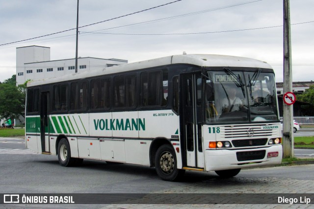 Empresa de Transportes Coletivos Volkmann 118 na cidade de Blumenau, Santa Catarina, Brasil, por Diego Lip. Número da foto: #12648609.