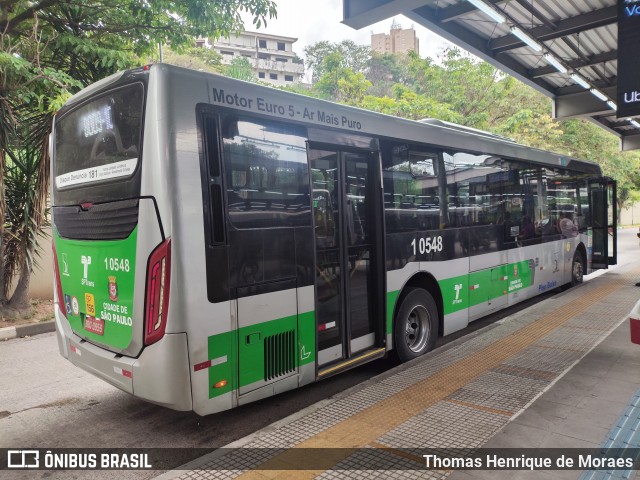 Viação Santa Brígida 1 0548 na cidade de São Paulo, São Paulo, Brasil, por Thomas Henrique de Moraes. Número da foto: #12648656.
