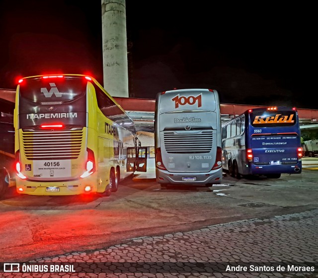 Viação Nova Itapemirim 40156 na cidade de Queluz, São Paulo, Brasil, por Andre Santos de Moraes. Número da foto: #12648835.