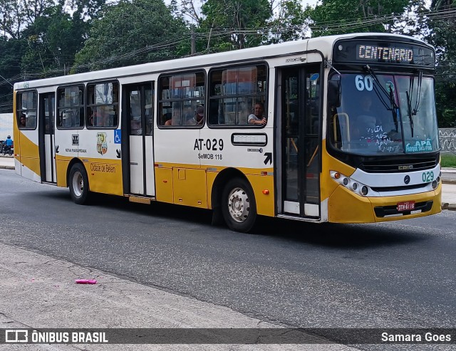 Empresa de Transportes Nova Marambaia AT-029 na cidade de Belém, Pará, Brasil, por Samara Goes. Número da foto: #12649568.
