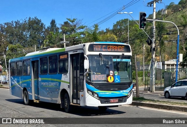 Viação Ponte Coberta RJ 190.042 na cidade de Nova Iguaçu, Rio de Janeiro, Brasil, por Ruan Silva. Número da foto: #12648300.