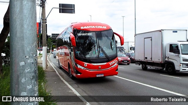 Viação Santa Cruz 35924 na cidade de São Paulo, São Paulo, Brasil, por Roberto Teixeira. Número da foto: #12649941.