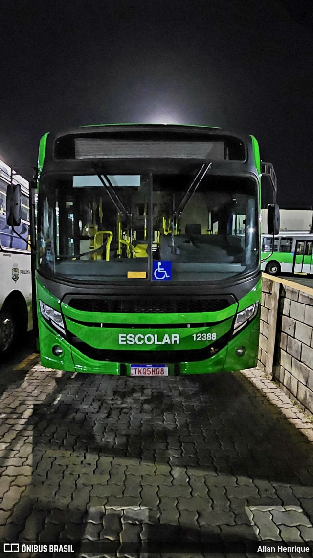 Transportes Capellini 12388 na cidade de Paulínia, São Paulo, Brasil, por Allan Henrique. Número da foto: #12648027.