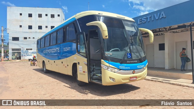 Viação Novo Horizonte 1033411 na cidade de Barra da Estiva, Bahia, Brasil, por Flávio  Santos. Número da foto: #12648074.