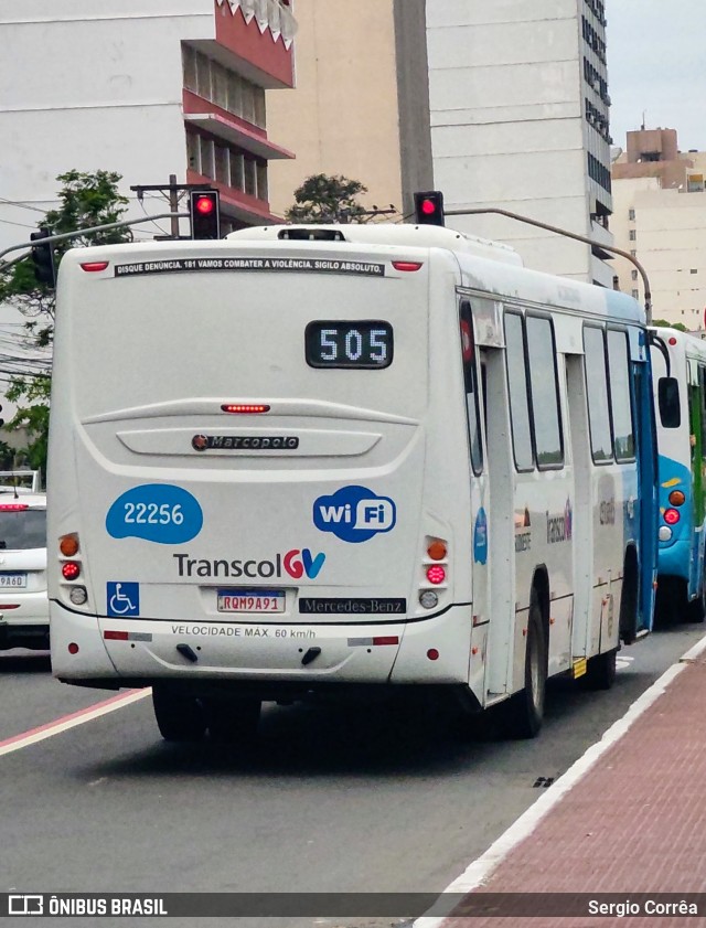Nova Transporte 22256 na cidade de Vitória, Espírito Santo, Brasil, por Sergio Corrêa. Número da foto: #12653308.